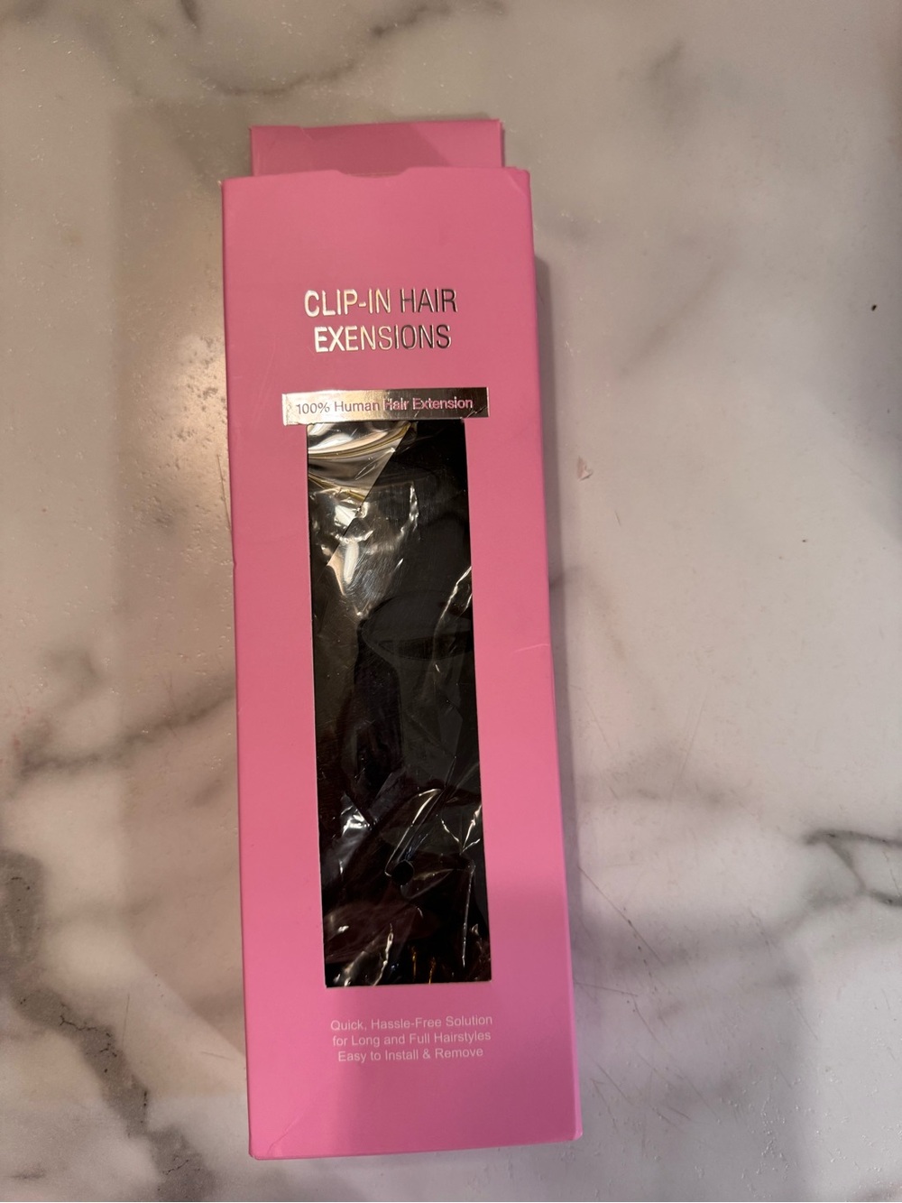Clip-In Hair Extensions - Black